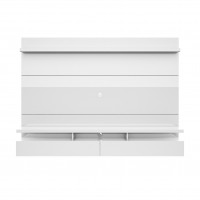 Manhattan Comfort 25252 City 2.2 Floating Wall Theater Entertainment Center in White Gloss